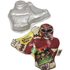 Saban Mighty Morphin Power Rangers Cake Pan Wilton 2105-5975 Vintage 1994